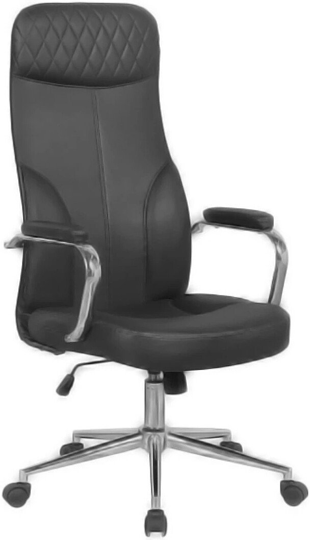 Офисное кресло SitUp Tucson chrome (PU black/black)