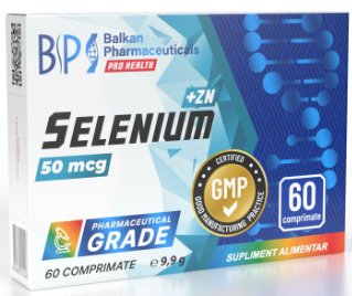 БАД Balkan Pharmaceuticals Selenium +Zn (60 капсул)