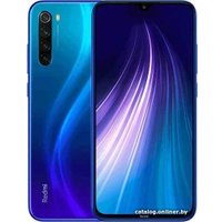 Телефон Xiaomi Redmi Note 8 2021 4GB/64GB (синий нептун)