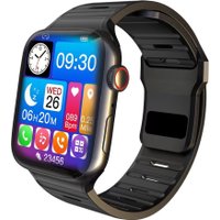 Умные часы Profit WS-GS38 Pro (черный, с черным силиконовым ремешком)