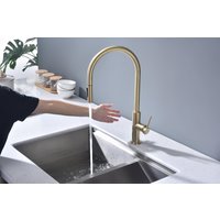 Смеситель Paulmark Senso Se215180-SBG (золото/светлое брашированное золото)