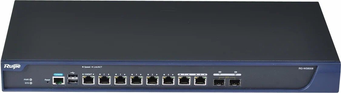 

Wi-Fi контроллер Ruijie Networks RG-WS6008