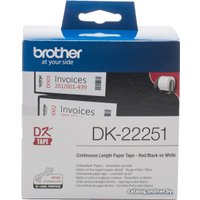 Самоклеящаяся термобумага Brother DK-22251 (62 мм, 15.24 м)