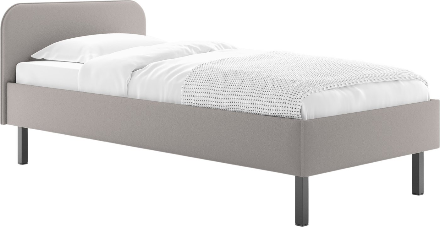 Кровать Mio Tesoro Терра 90x200 (велутто бежевый)