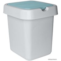 Мусорное ведро Svip SV4242 (белый/голубой)
