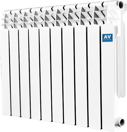 

Биметаллический радиатор AV Engineering Bimetal 500/80-A4 AVE500002 (10 секций)