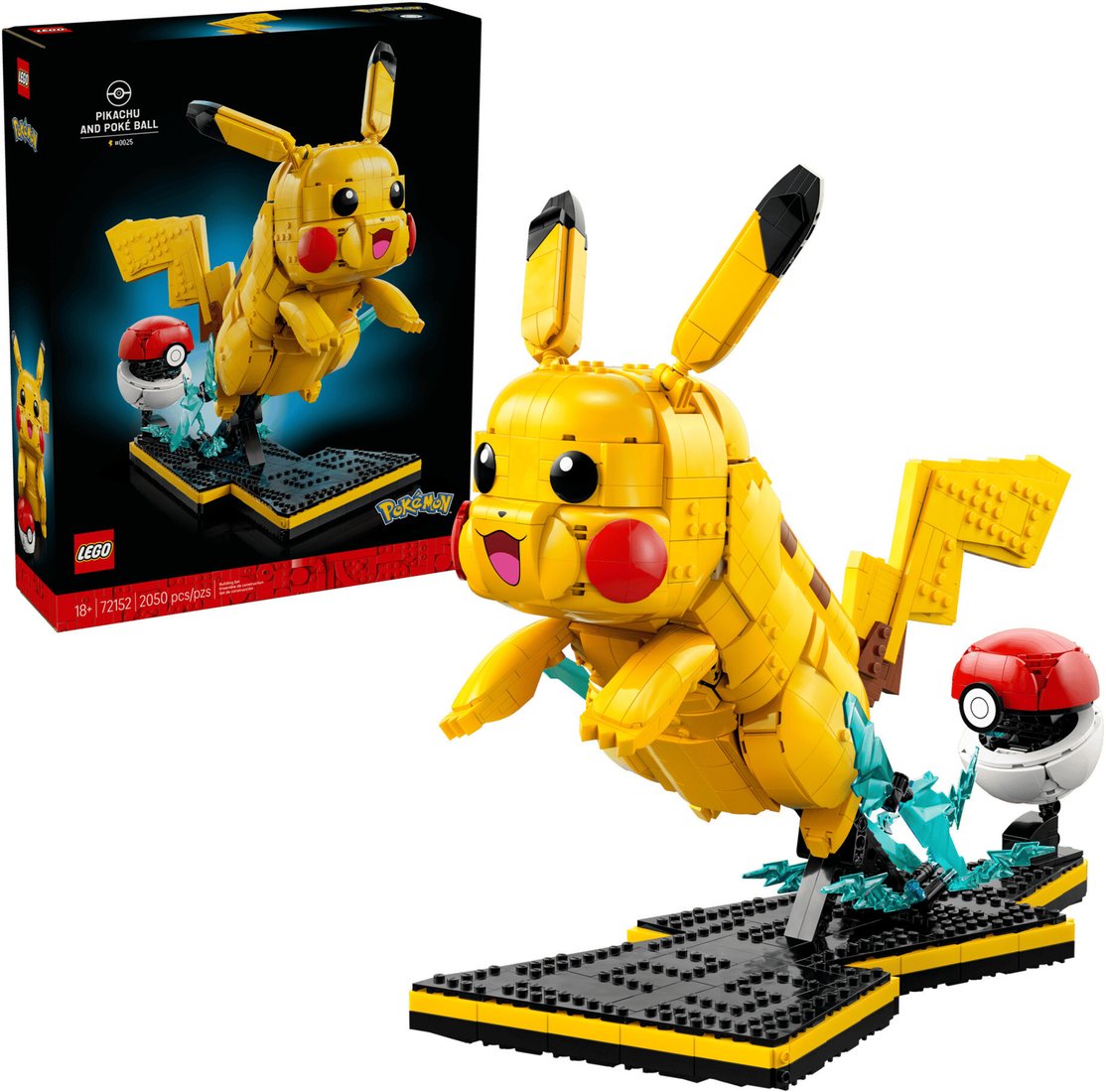 Конструктор LEGO Pokemon 72152 Пикачу и Покебол