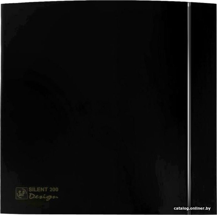 Осевой вентилятор Soler&Palau Silent-200 CHZ Black Design 5210426200-436900