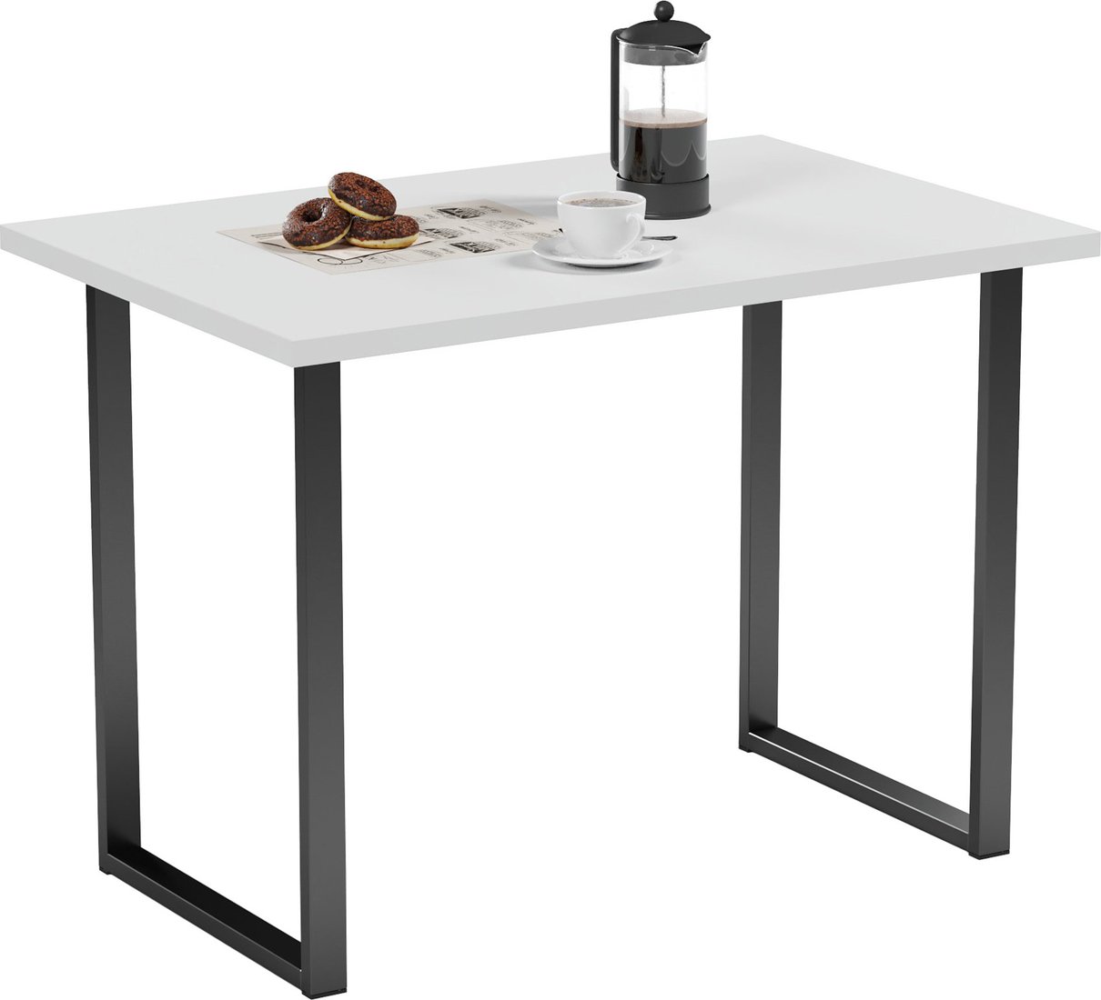 

Кухонный стол Mio Tesoro Tako 92x50 (белый/черный)