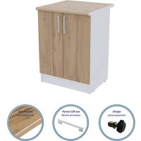 Шкаф напольный Горизонт Настя 600 (дуб вотан) в Гомеле