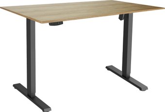 Стол с регулировкой высоты ErgoSmart Electric Desk Slim 1380х800х18 мм (дуб натуральный/черный)