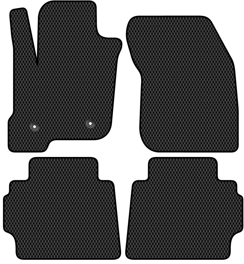 Комплект ковриков для авто Alicosta Ford Mondeo V (седан / CD391) 2012 - 2019 (черный, ромб)