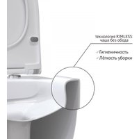 Унитаз подвесной Berges Wasserhaus VITA c сиденьем Slim SO (микролифт)