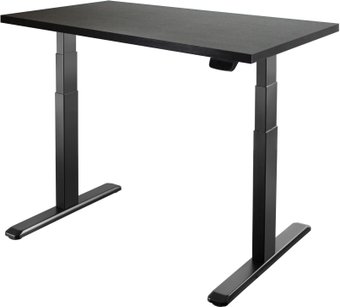 Стол с регулировкой высоты ErgoSmart Ergo Desk Prime 1360x800x36 мм (дуб темно-коричневый/черный)