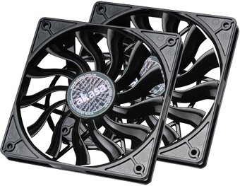 Комплект вентиляторов для корпуса Akasa Slimfan 120mm - Duo Pack AK-FN078-KT02