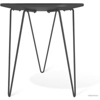 Журнальный столик Sheffilton SHT-CT27 (черный муар/черный глянец)