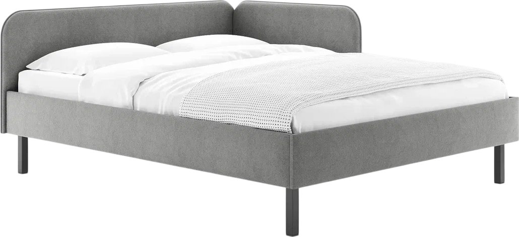 

Кровать Сонум Юта 140x200 (лаунж светло-серый)