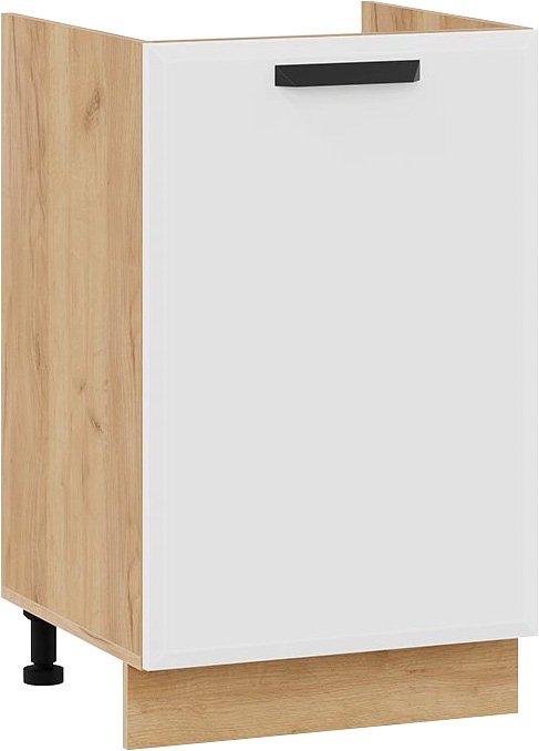 

Шкаф напольный Трия Тиана 1Н5М (дуб крафт золотой/белый супермат)