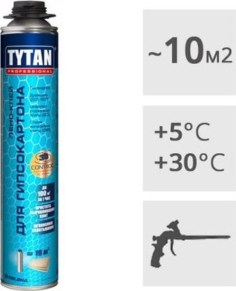 Клеевой состав для гипсокартона Tytan Professional для гипсокартона (830 мл)