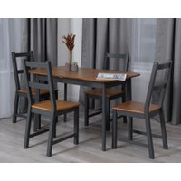 Кухонный стол TetChair Соната Люкс раздвижной (антик/графит)