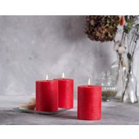Набор свечей Мелт 100 мм (3 шт, красный)