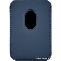 Чехол для телефона uBear Leather Shell для iPhone 12+ (темно-синий)