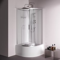 Душевая кабина AM.PM Above 90x90 W9XC-401A-9090MT (хром матовый/прозрачное стекло)