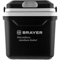 Термоэлектрический автохолодильник Brayer BR6332 24л (черный)