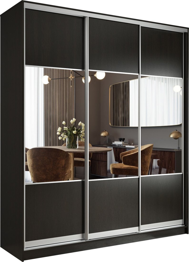 

Шкаф-купе Евва АЭП ШК.3 02 203 VS.01 (венге/хром)