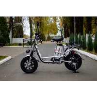 Электровелосипед AVM E-Alfa Fat (серый)