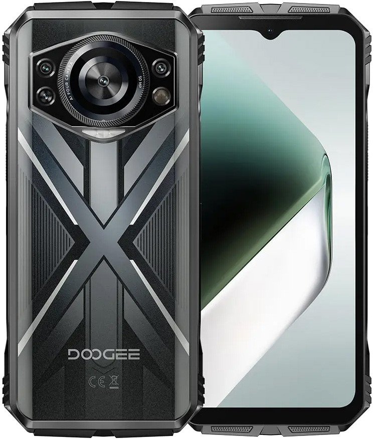 Телефон Doogee S Cyber Pro 12GB/512GB (черный/серебристый)