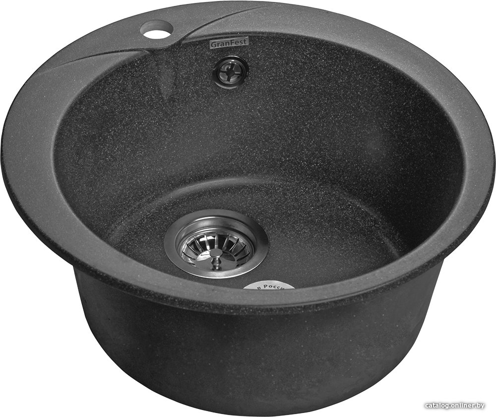 Кухонная мойка GranFest Rondo GF-R480 (графит)