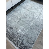 Ковер для жилой комнаты Radjab Carpet Марсель NP 425 Прямоугольник 11607RK (3x5, Grey)