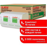 Бумажные полотенца Laima Advanced 111341 (белый)