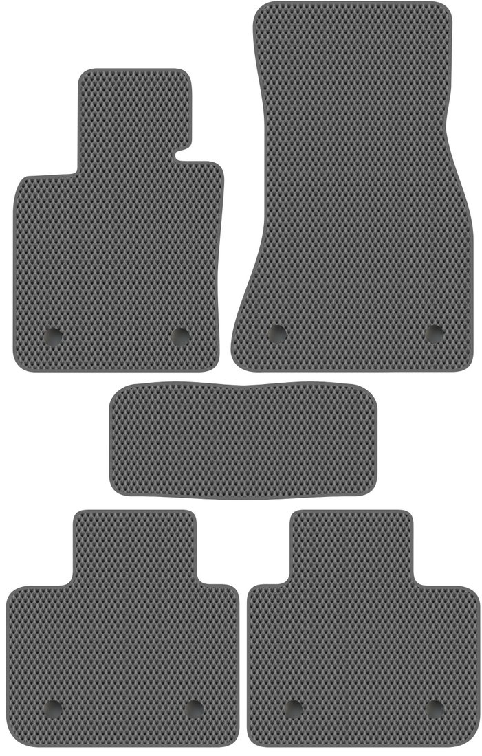 

Комплект ковриков для авто Alicosta BMW 6-Series Gran Turismo I (лифтбек / G32) 2017 - Н.В. (серый, ромб)