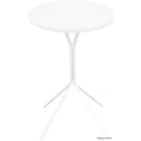 Журнальный столик Sheffilton SHT-CT12 190428 (белый муар/глянцевый белый)