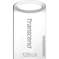 USB Flash Transcend JetFlash 710 128GB (серебристый)