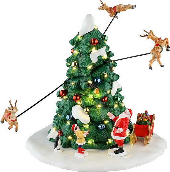 

3D-фигура Lemax Santas Wonderland Оленьи гонки 54455