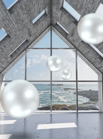 ФабрикаФресок 3D Шары в комнате 812270 (200x270)