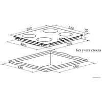 Варочная панель Weissgauff HI 640 BA
