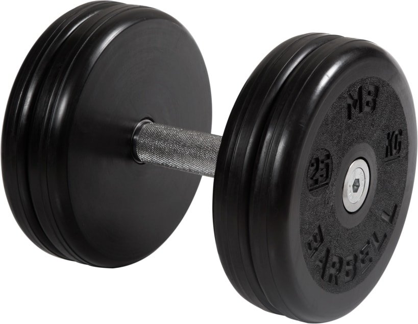 

Гантель MB Barbell Классик 25 кг (вращающаяся ручка)