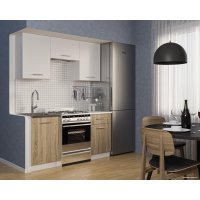 Готовая кухня Мебель-АРС Елена 1.6 м (дуб сонома/белый)