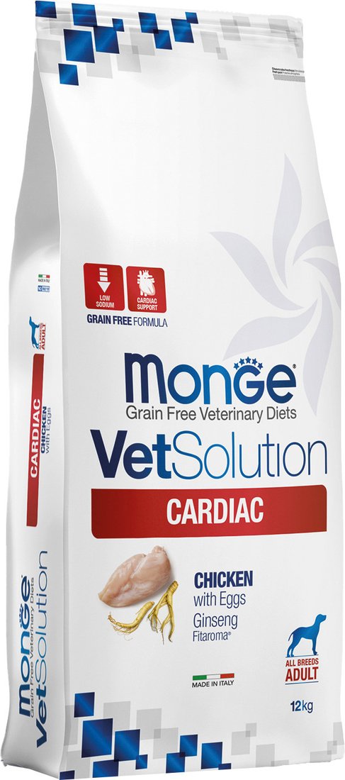 

Сухой корм для собак Monge VetSolution Dog Cardiac 12 кг