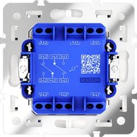 Выключатель проходной Voltum S70 VLS020302 (белый матовый)