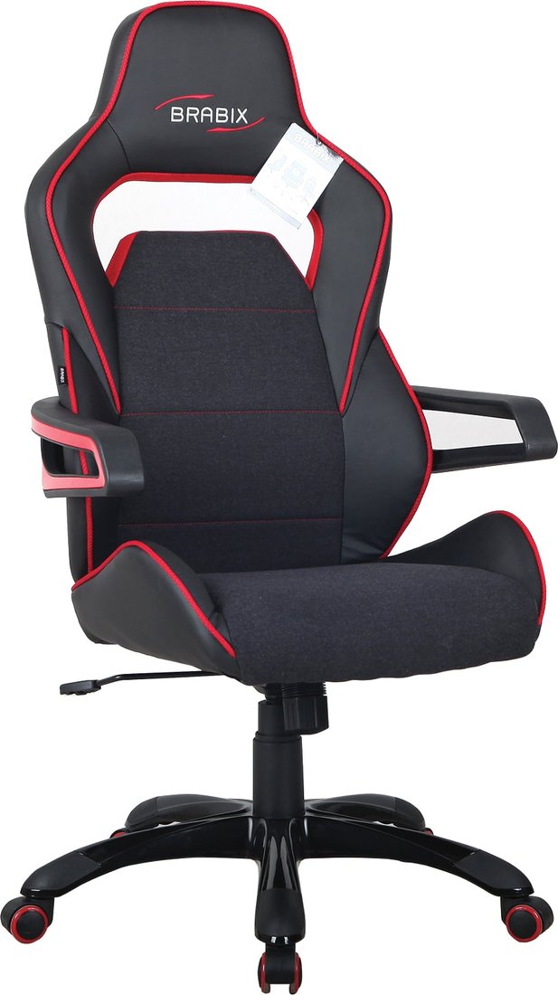 

Игровое (геймерское) кресло Brabix Nitro GM-001 (черный/красный)