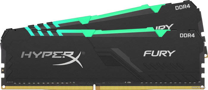 HyperX Fury RGB 2x32GB DDR4 PC4-27700 HX434C17FB3AK2/64