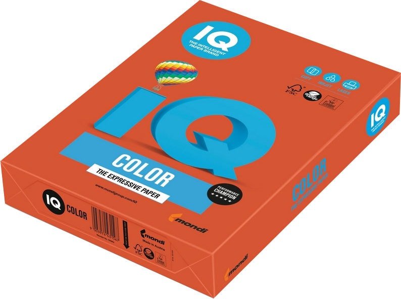 

Офисная бумага IQ Color ZR09 A4 (кирпично-красный, 80 г/м2, 500 л)