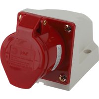 Розетка промышленная ЭРА 114 3Р+РЕ 16А 380В IP44 Б0032875