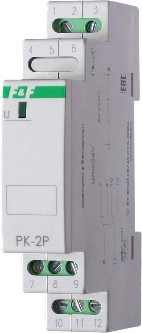 

Реле промежуточное Евроавтоматика F&F PK-2P/230 EA06.001.009