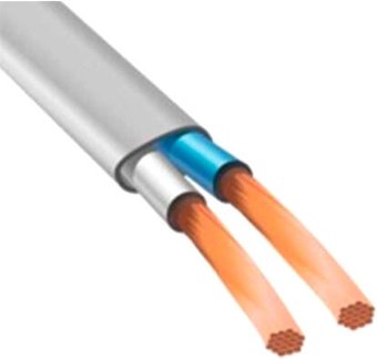 Автопровод ШВВП-с 2x0.75 (20 м, белый бух)